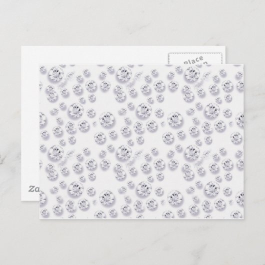 diamanten briefkaart (Voorkant / Achterkant)