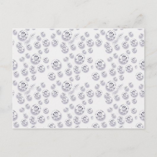 diamanten briefkaart (Voorkant)