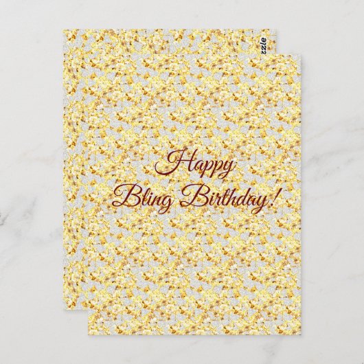 Diamanten    briefkaart (Voorkant / Achterkant)