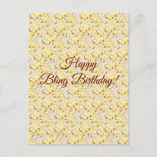 diamanten briefkaart (Voorkant)