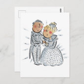 Diamanten Bruiloft Briefkaart (Voorkant / Achterkant)