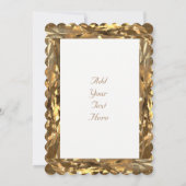 Diamanten Bruiloft Feest Elegant Kaart (Achterkant)