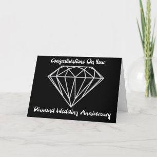 Diamanten Bruiloft Kaart