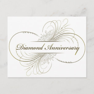 Diamanten bruiloft kaart