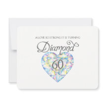 Diamanten bruiloft liefde zo sterk hart waterverf 