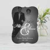 Diamanten bruiloft met Vintage Me | Bracket Edge Kaart (Staand voorkant)