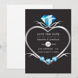 Diamanten Bruiloft Save The Date