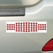 diamanten bumpersticker (Op auto)