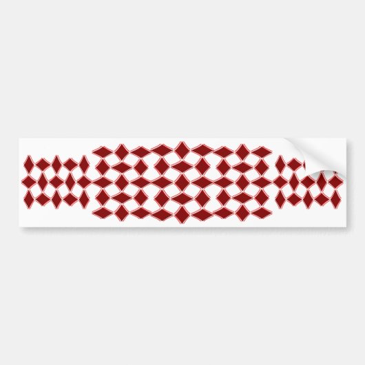 diamanten bumpersticker (Voorkant)