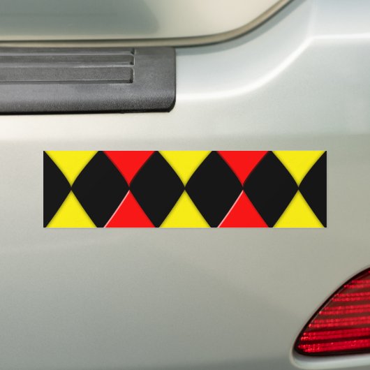 diamanten bumpersticker (Op auto)