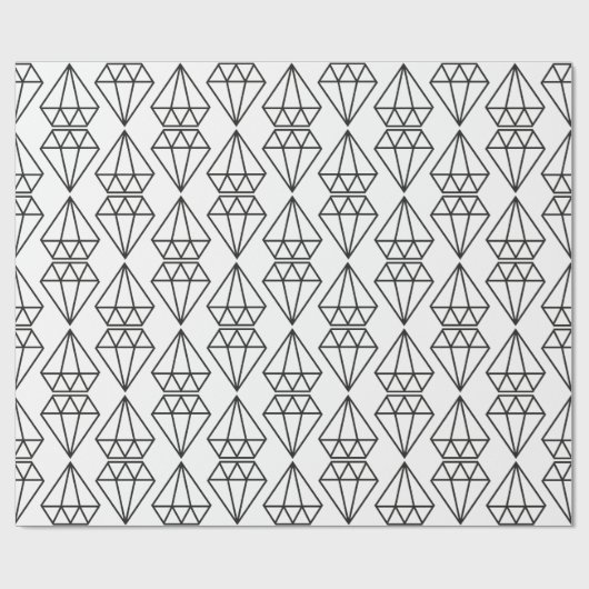 diamanten cadeaupapier (Vlak)