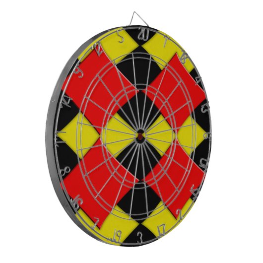 diamanten dartbord (Voorkant Links)