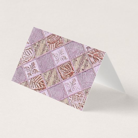 diamanten Design in de Kaart Pinks (Voorkant)