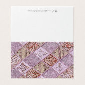 diamanten Design in de Kaart Pinks (Buitenkant ongevouwen)