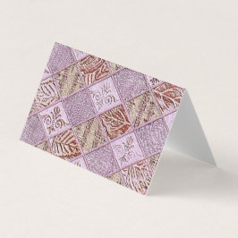 diamanten Design in de Kaart Pinks