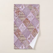diamanten Design in pinks Bad Handdoek (Handdoek)