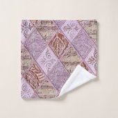 diamanten Design in pinks Bad Handdoek (Wasdoekje)