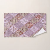 diamanten Design in pinks Bad Handdoek (Handdoek)