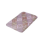 diamanten Design in pinks Badmat (Gekanteld)