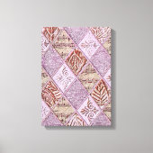 diamanten Design in pinks Canvas Afdruk (Voorkant)