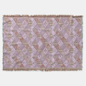 diamanten Design in pinks Deken (Voorkant)