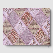 diamanten Design in pinks Gastenboek (Achterkant)