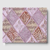 diamanten Design in pinks Gastenboek (Voorkant)