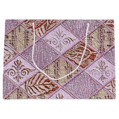 diamanten Design in pinks Groot Cadeauzakje (Voorkant)