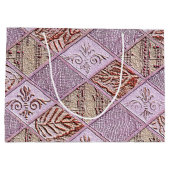 diamanten Design in pinks Groot Cadeauzakje (Achterkant)