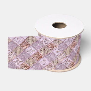 diamanten Design in pinks Grosgrain Lint