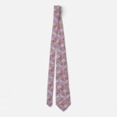 diamanten Design in pinks Stropdas (Achterkant)