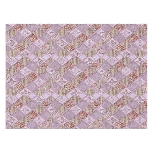 diamanten Design in pinks Tafelkleed (Voorkant (Horizontaal))