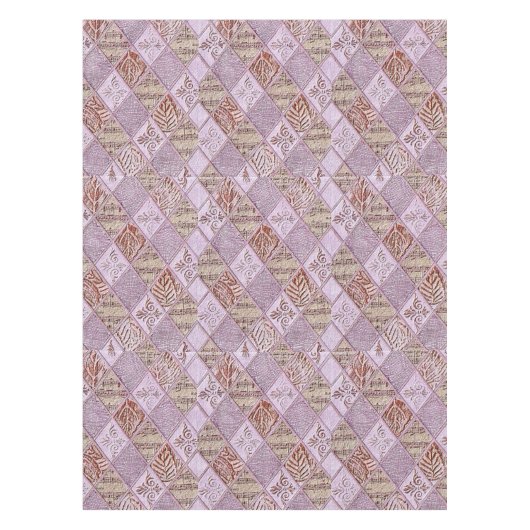 diamanten Design in pinks Tafelkleed (Voorkant)