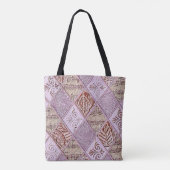 diamanten Design in pinks Tote Bag (Achterkant)