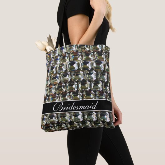 diamanten, edelstenen, juwelen tote bag (Dichtbij)