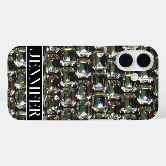 diamanten, edelstenen sieraden Case-Mate iPhone case (Achterkant (horizontaal))