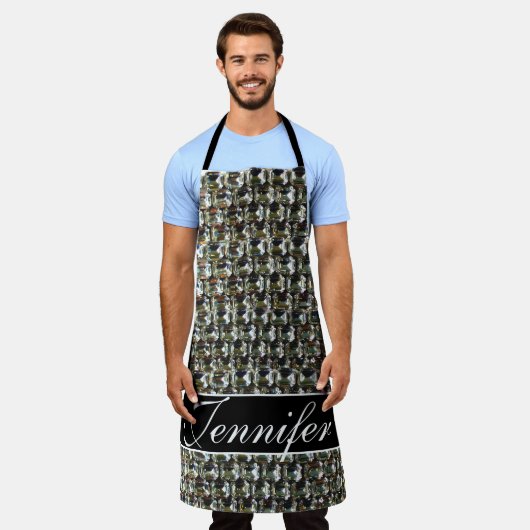 diamanten, edelstenen sieraden schort (Gedragen)