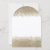 Diamanten Eiffeltoren Vlinder Bruiloft Feest Kaart (Achterkant)