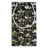 Diamanten, elegant  edelstenen patroon klein cadeauzakje (Achterkant)