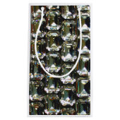 Diamanten, elegant  edelstenen patroon klein cadeauzakje (Voorkant)