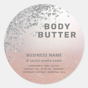 Diamanten elegant luxe modern product klassiek ronde sticker