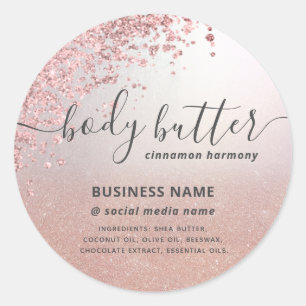 diamanten elegant roos goudproduct ronde sticker