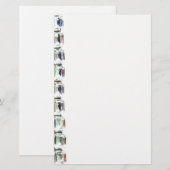 diamanten, elegante  edelstenen briefpapier (Voorkant / Achterkant)