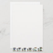 diamanten, elegante  edelstenen briefpapier (Voorkant / Achterkant)