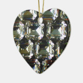 diamanten, elegante  edelstenen keramisch ornament (Links)