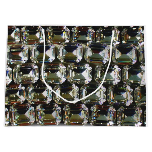 diamanten, elegante  edelstenen large cadeautasje (Voorkant)