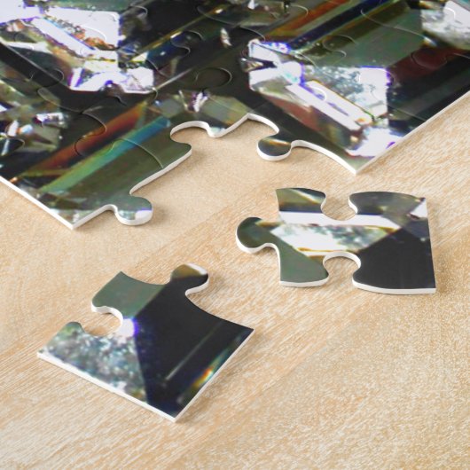 diamanten, elegante  edelstenen legpuzzel (Zijkant)