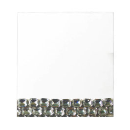 diamanten, elegante  edelstenen notitieblok