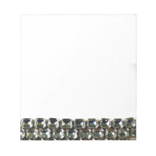diamanten, elegante  edelstenen notitieblok