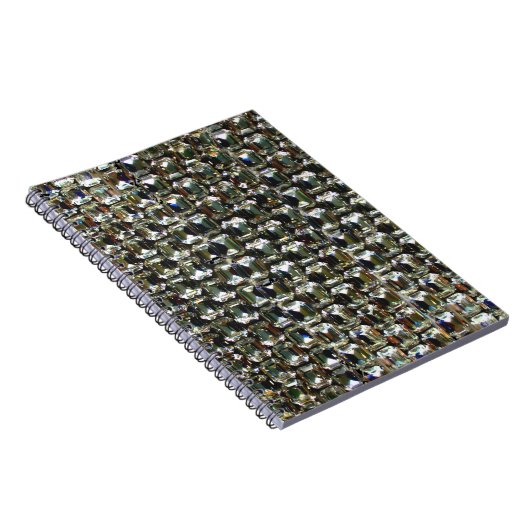 diamanten, elegante  edelstenen notitieboek (Rechterzijde)